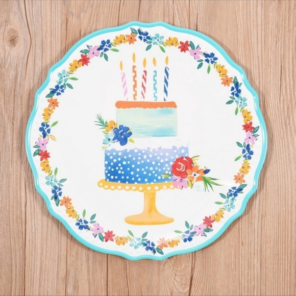 The Pioneer Woman Round Birthday Platter - Picture 2 of 7